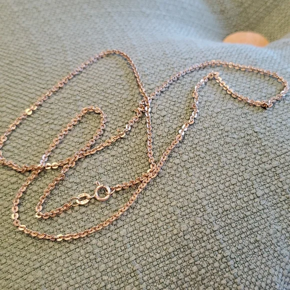 Vintage 925 Silver Necklace, Sweet SUPER Unique Chain, 24 inches - Picture 5 of 10